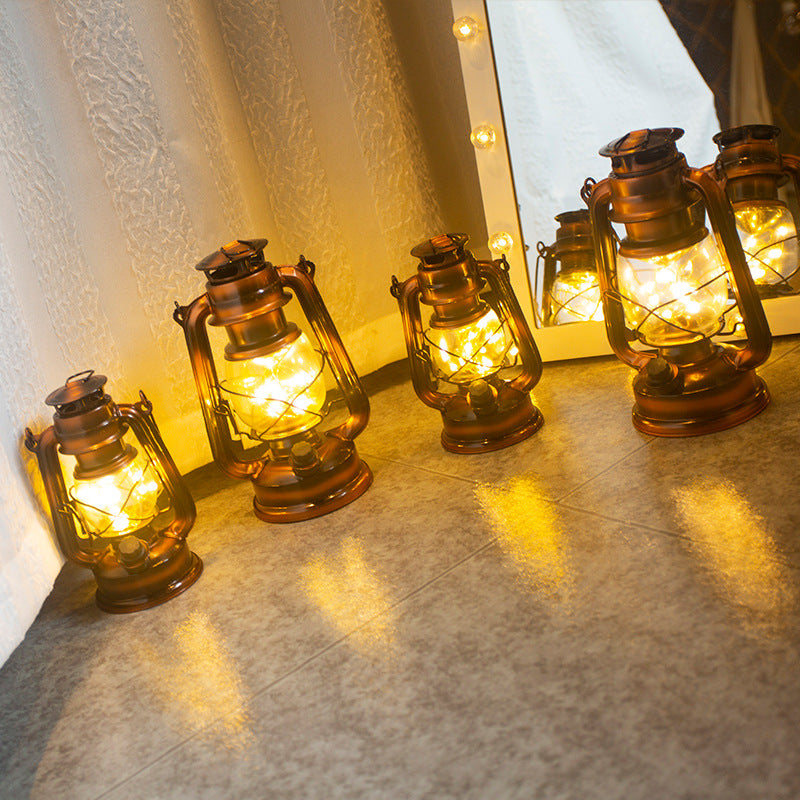 Luxiku Retro Mini Kerosene Lamp Magnetic Fridge Magnet