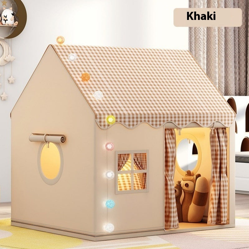 Luxiko Kids Play Tent House – Princess Castle Foldable Indoor Playhouse for Children, Portable Baby Play Tent