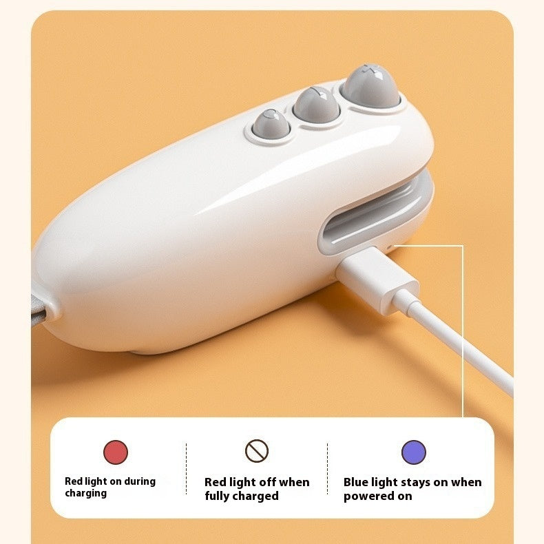 Luxiko 2-in-1 Mini Bag Sealer & Cutter – USB Rechargeable Portable Heat Sealing Machine for Snack Bags, Food Storage & Freshness Preservation