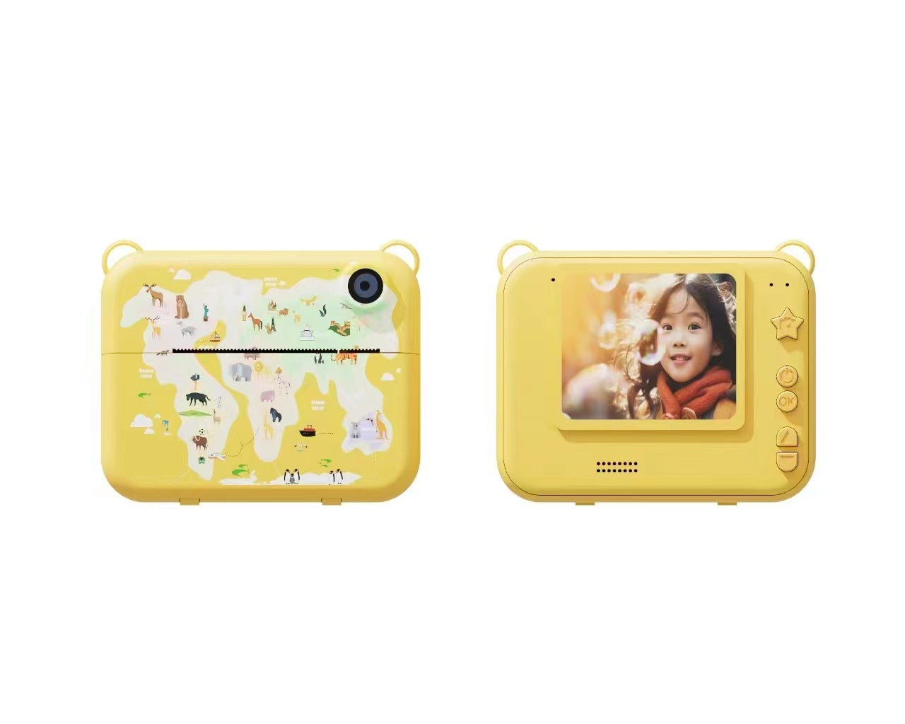 Luxiko Kids Instant Print Camera - Digital Photo & Video Camera with Instant Black & White Printing, Selfie Camera Toy Gift for Boys & Girls