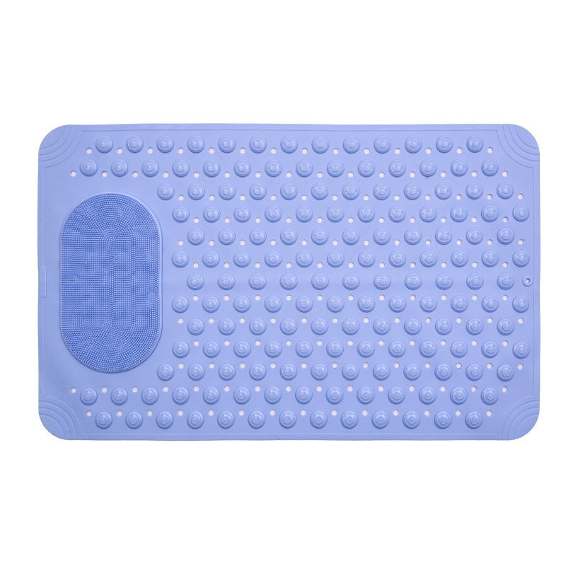 Luxiko Non-Slip Shower Mat with Suction Cups – Foot Massage Bath Mat, Quick-Dry Anti-Skid Bathtub & Bathroom Floor Mat