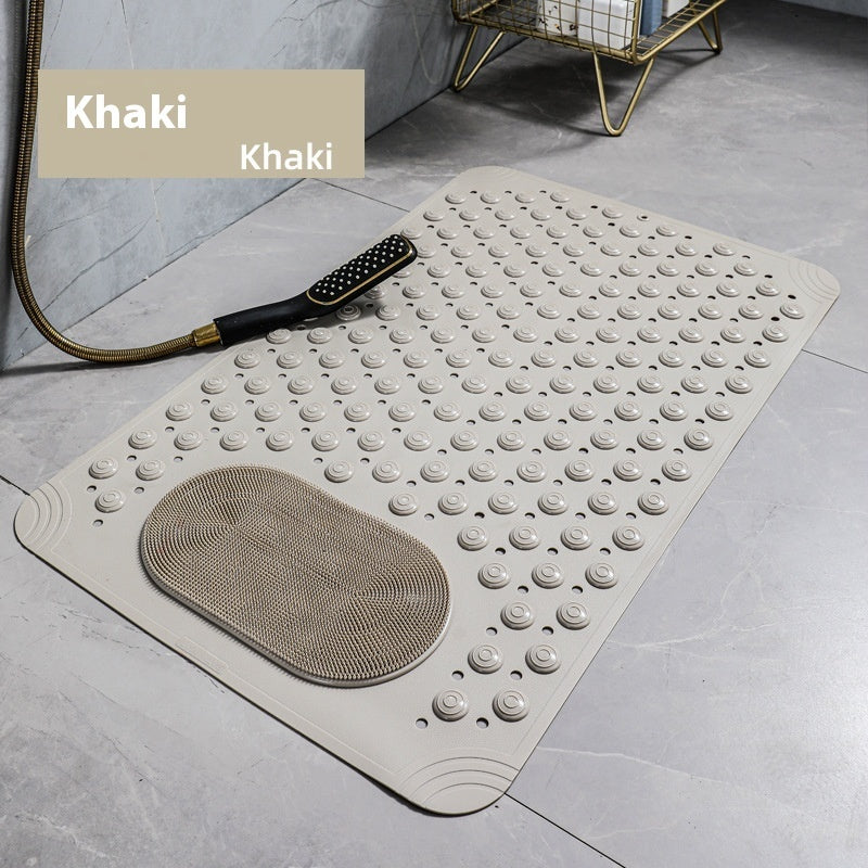 Luxiko Non-Slip Shower Mat with Suction Cups – Foot Massage Bath Mat, Quick-Dry Anti-Skid Bathtub & Bathroom Floor Mat