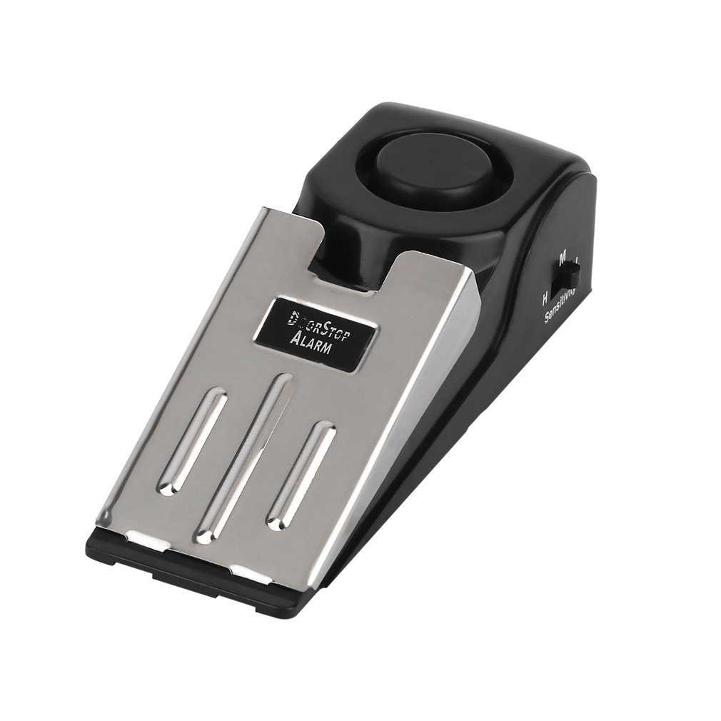 Luxiko Door Stop Alarm Anti-Theft Security Device – Portable Door Block Alarm with Adjustable Sensitivity | Travel & Home Safety Door Wedge Alarm