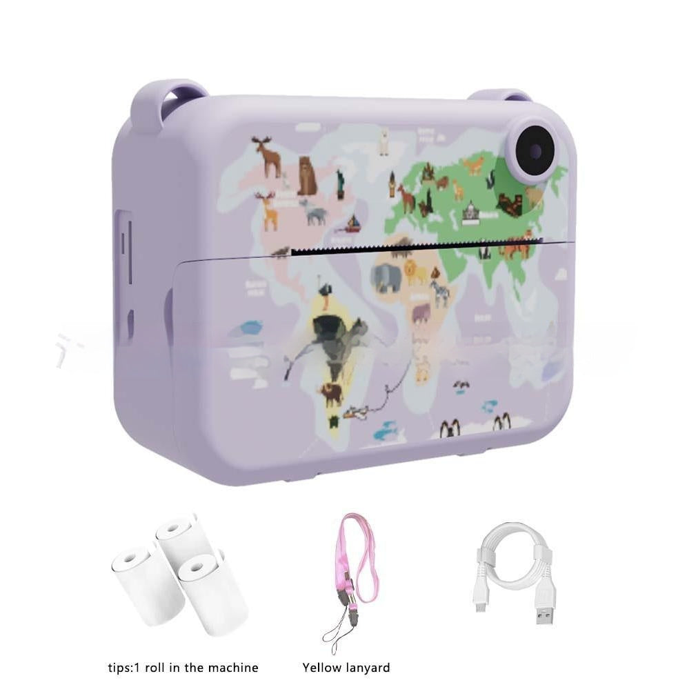 Luxiko Kids Instant Print Camera - Digital Photo & Video Camera with Instant Black & White Printing, Selfie Camera Toy Gift for Boys & Girls