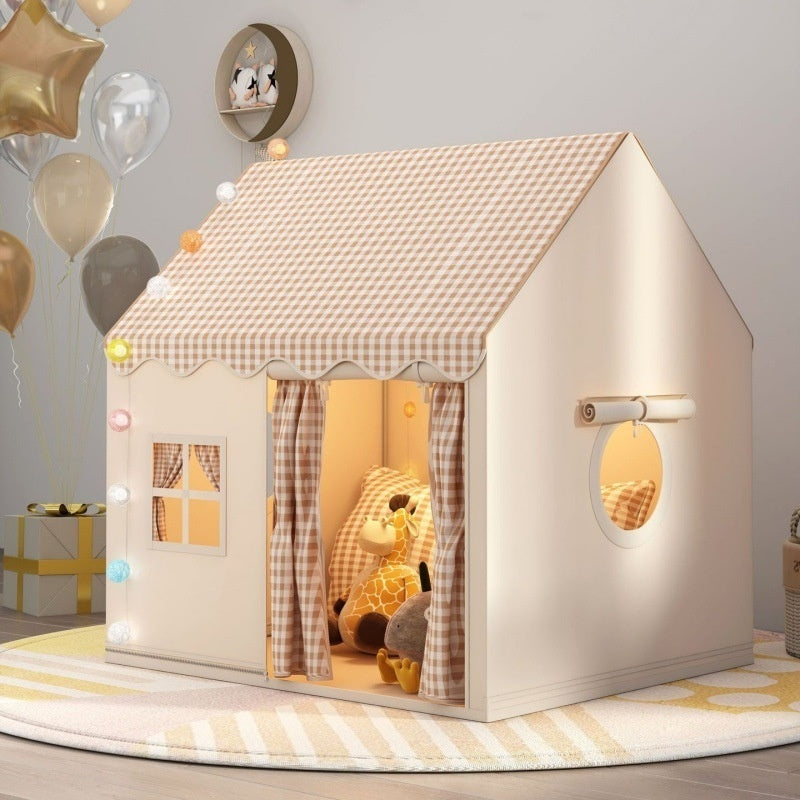 Luxiko Kids Play Tent House – Princess Castle Foldable Indoor Playhouse for Children, Portable Baby Play Tent
