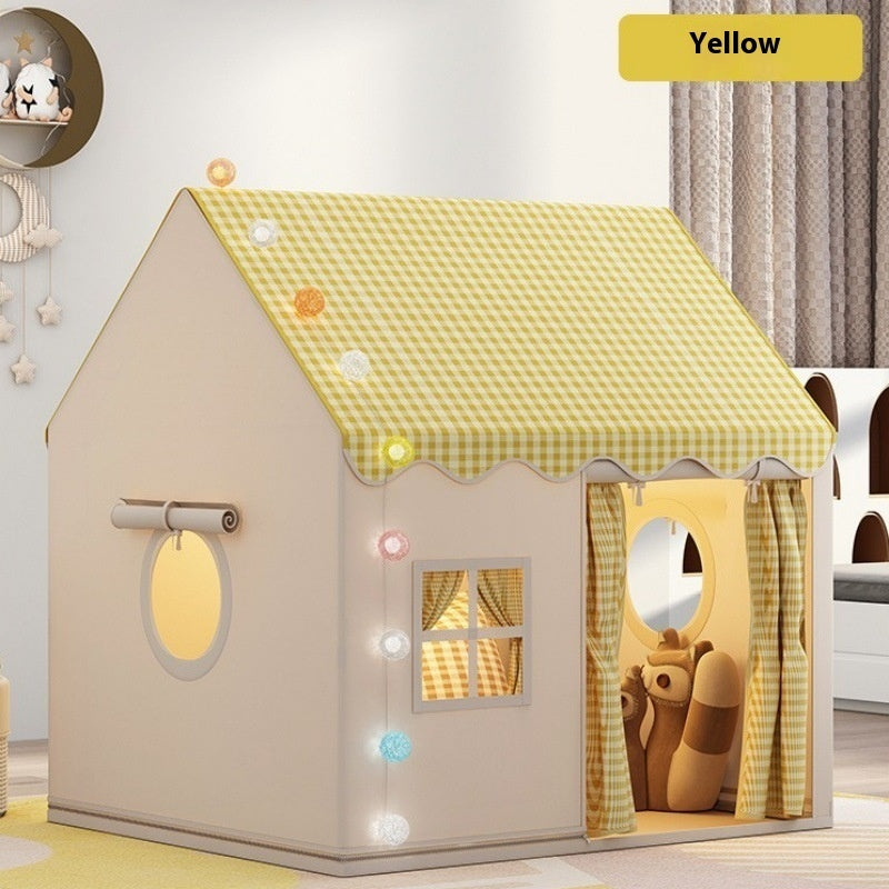 Luxiko Kids Play Tent House – Princess Castle Foldable Indoor Playhouse for Children, Portable Baby Play Tent