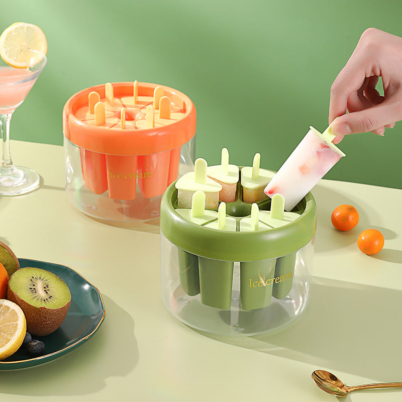 Luxiko Popsicle Mold Set with Lid – Food-Grade Ice Cream Maker, Reusable Ice Pop & Frozen Treat Molds for Home Use