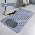 Luxiko Non-Slip Shower Mat with Suction Cups – Foot Massage Bath Mat, Quick-Dry Anti-Skid Bathtub & Bathroom Floor Mat