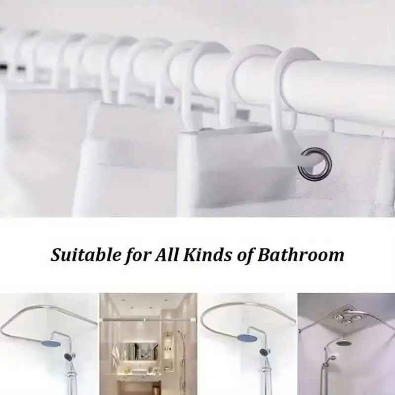 Luxiko Highland Cow Shower Curtain Set – Funny Farmhouse Bathroom Curtain with Hooks, Cute Cattle Design, Waterproof & Machine Washable Bath Decor