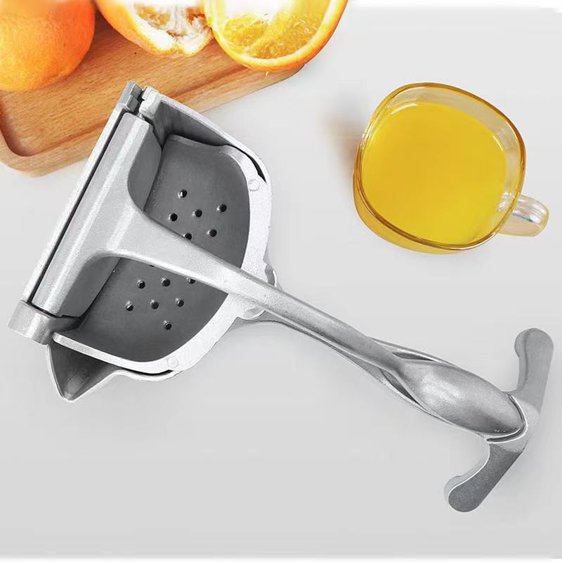 Luxiko Manual Citrus Juicer Squeezer – Heavy-Duty Aluminum Hand Press for Lemon, Orange & Pomegranate, Ergonomic Grip Juice Extractor