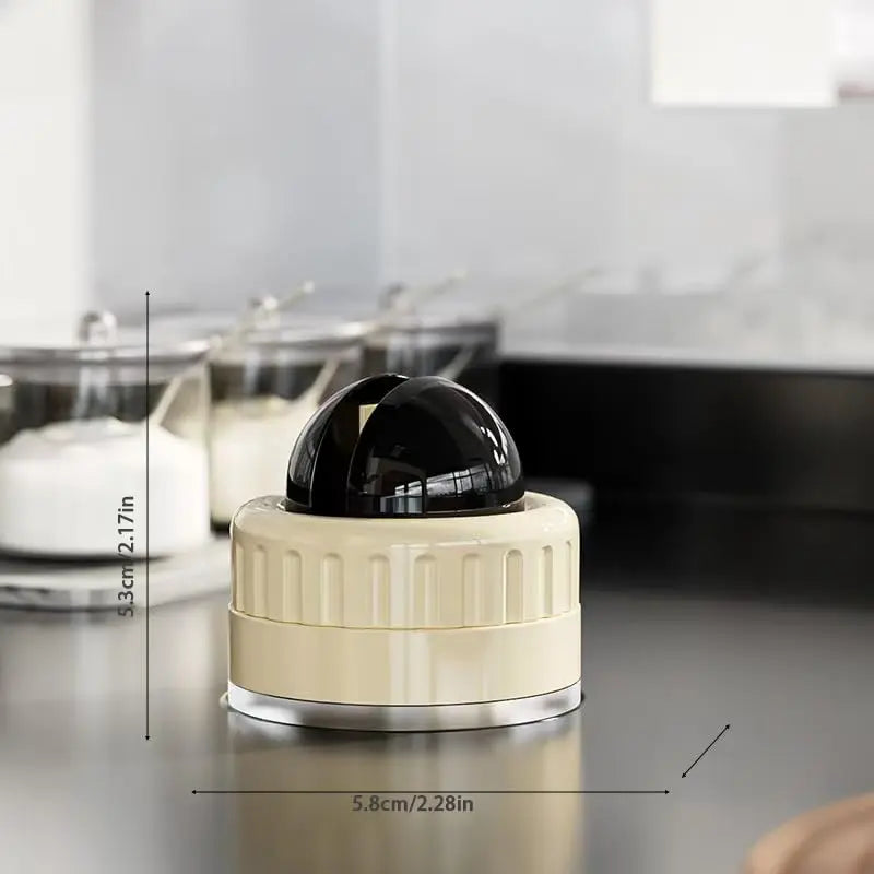 Luxiko Kitchen Knife Sharpener with Suction Base – Quick & Efficient Sharpening Tool, Non-Slip Manual Sharpening Stone for Knives & Blades