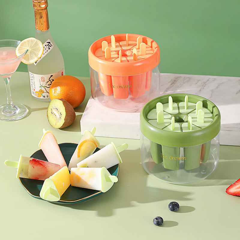 Luxiko Popsicle Mold Set with Lid – Food-Grade Ice Cream Maker, Reusable Ice Pop & Frozen Treat Molds for Home Use