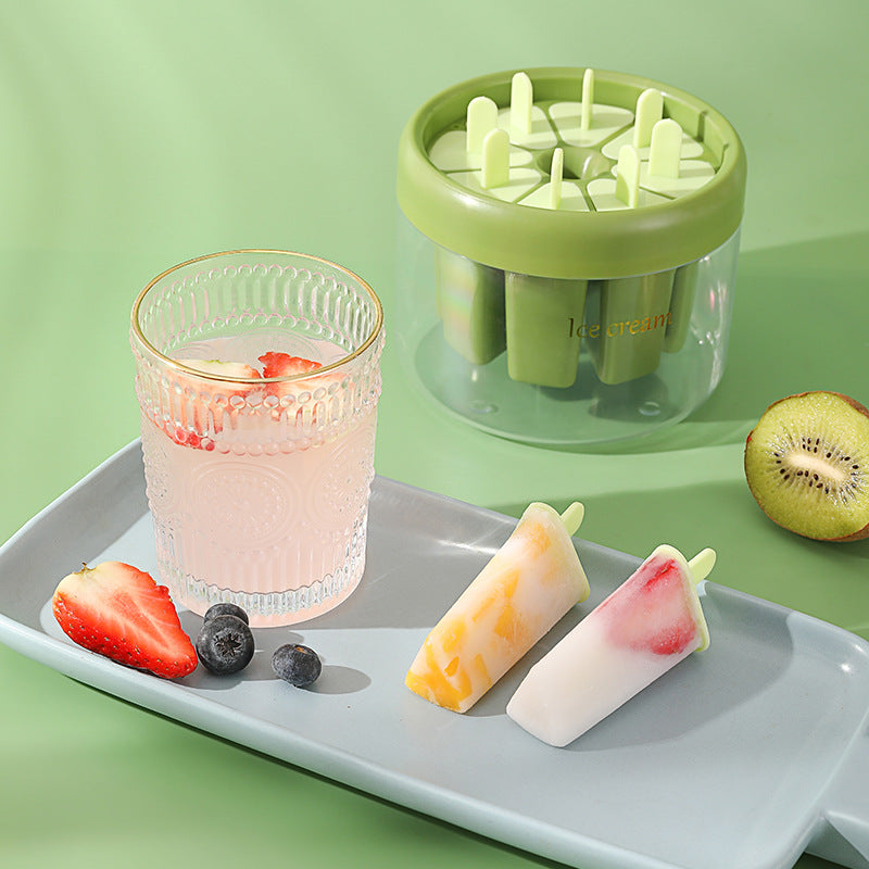 Luxiko Popsicle Mold Set with Lid – Food-Grade Ice Cream Maker, Reusable Ice Pop & Frozen Treat Molds for Home Use