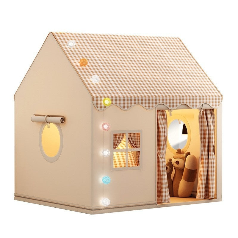 Luxiko Kids Play Tent House – Princess Castle Foldable Indoor Playhouse for Children, Portable Baby Play Tent