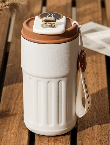 Smart Digital Thermal Bottle Portable Coffee Mug Stainless Steel Water Bottle