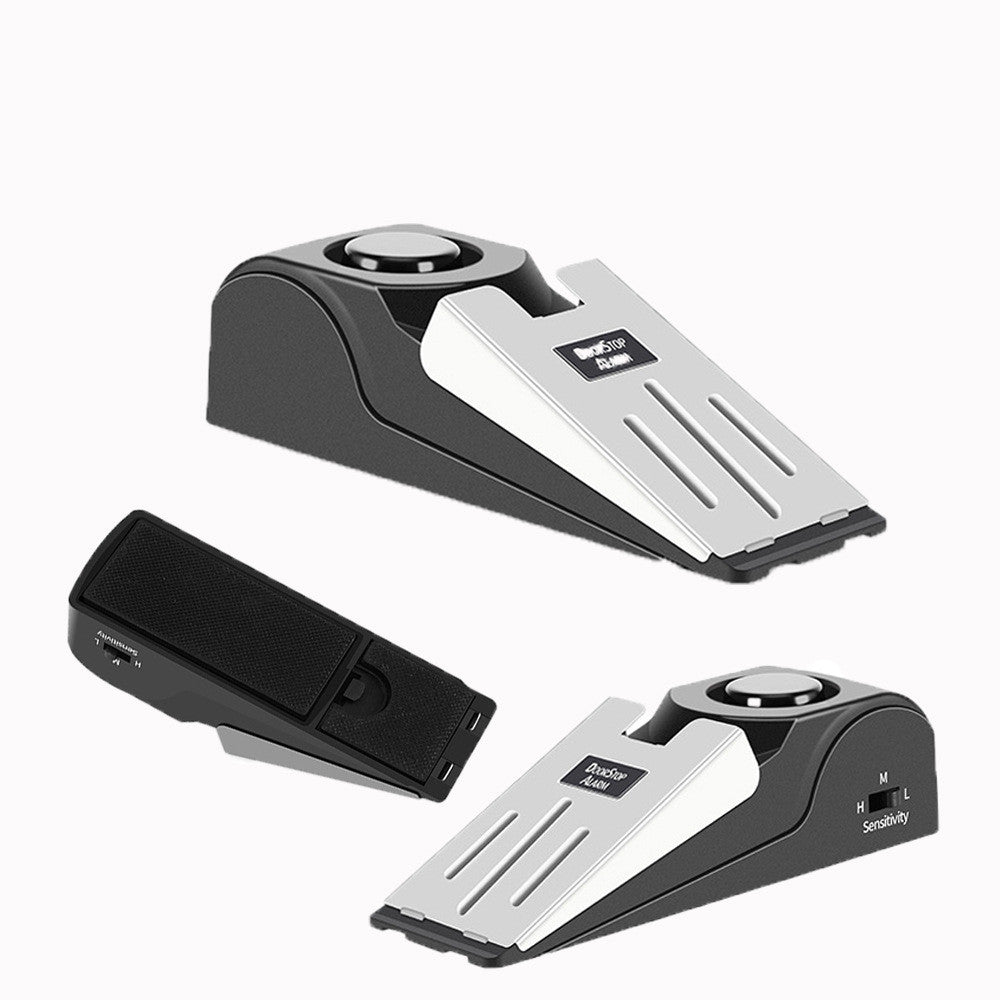 Luxiko Door Stop Alarm Anti-Theft Security Device – Portable Door Block Alarm with Adjustable Sensitivity | Travel & Home Safety Door Wedge Alarm